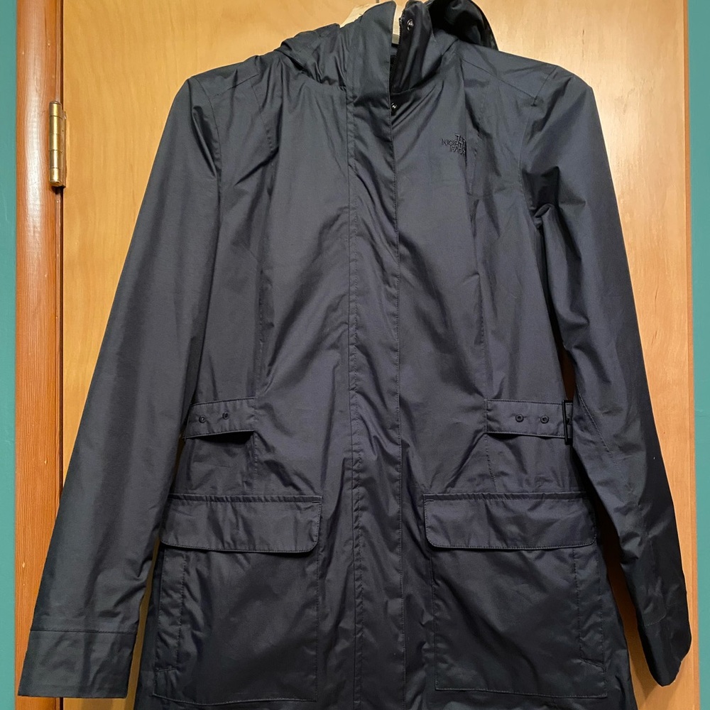 The North Face Waterproof Trench Rain Jacket, Size S